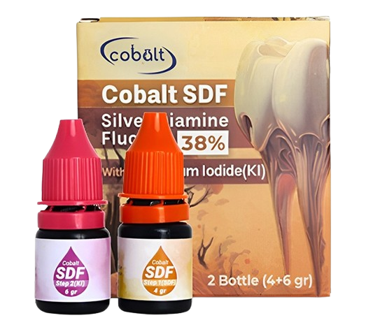  محلول نقره فلوراید SDF 38% کبالت (استاندارد پک) Cobalt SDF 