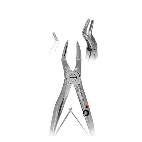  فورسپس ریشه کش بالا اطفال دنتال دیوایس (کاریزما) 