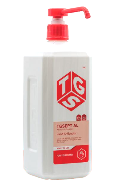  محلول ضدعفونی کننده دست 500 میلی لیتر TGSEPT AL 