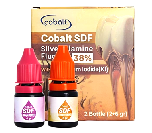 محلول نقره فلوراید SDF 38% کبالت (اسمال پک) Cobalt SDF