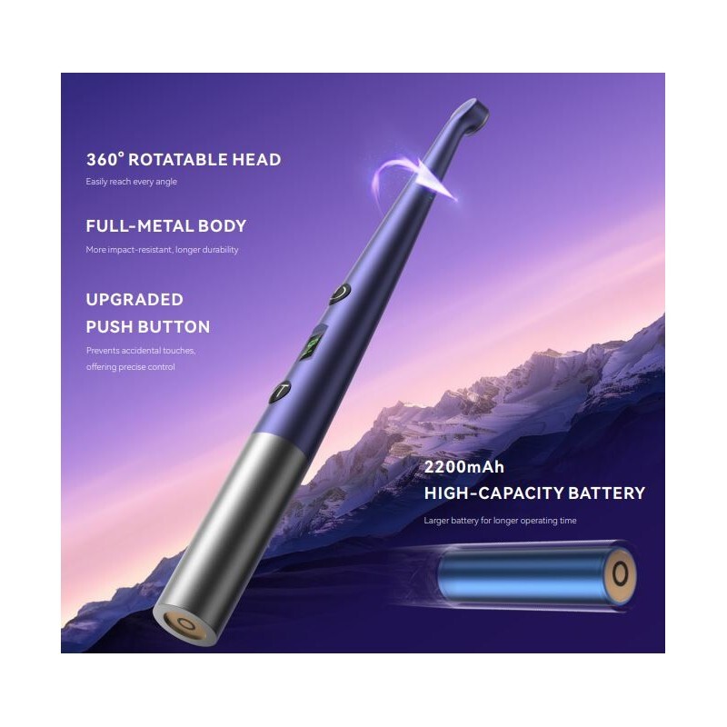  دستگاه لایت کیور بی سیم نسل سوم وودپکر Woodpecker Ulight 