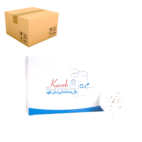 رول پنبه کاوه کارتن 14 بسته ای 