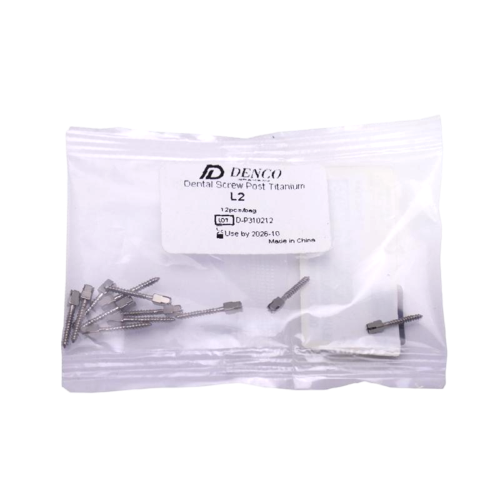 پین داخل کانال تیتانیومی دنکو 12 عددی Denco Titanium Screw Post