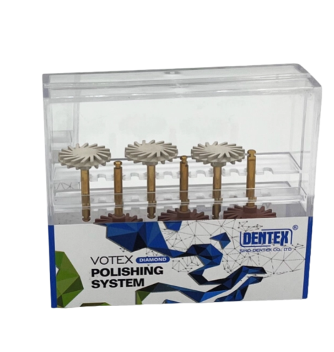 کیت دیسک خورشیدی پرداخت کامپوزیت 2 رنگ 6 عددی Dentex