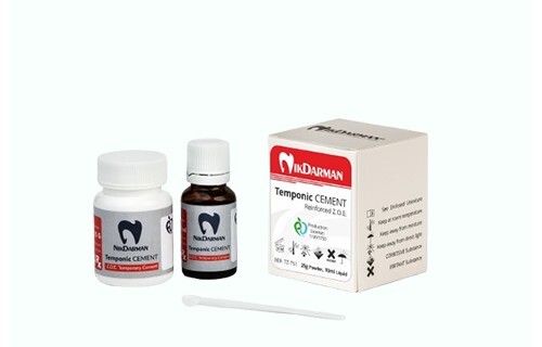 سمان موقت زینک اکساید اوژنول نیک درمان Temponic Cement
