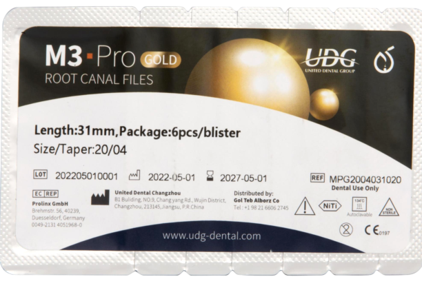 فایل روتاری طلایی تقارب 4% طول 31 ام 3 M3 Pro Gold