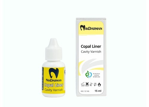 وارنیش رزینی نیک درمان Copal Liner Varnish